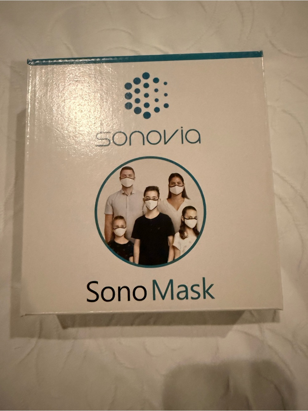 Sonovia SonoMask Reusable Face Mask Zinc Oxide Technology NIB Sealed